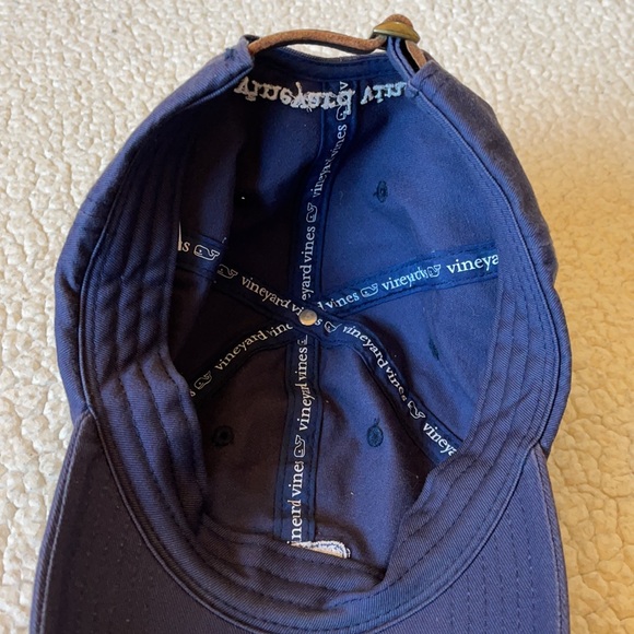 Vineyard Vines Leather strap back hat - Picture 5 of 5